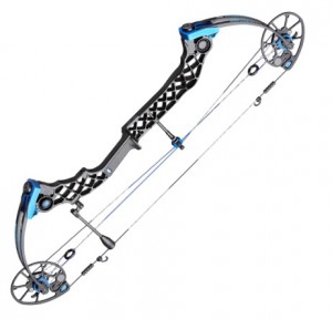 Image of a Monster Chill R compound bow by Mathews in Blue Ice finish